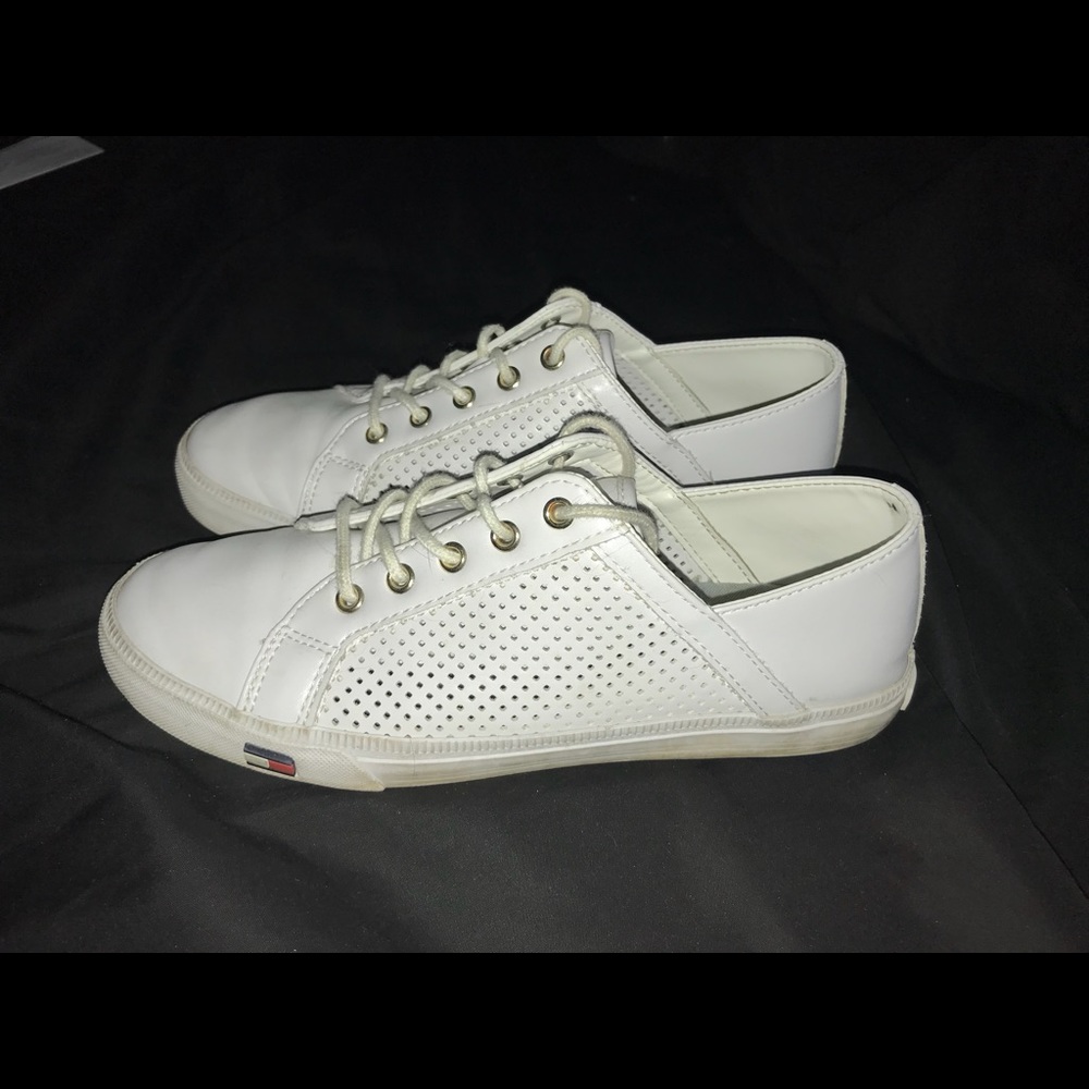 Tommy Hilfiger White Casual Shoes